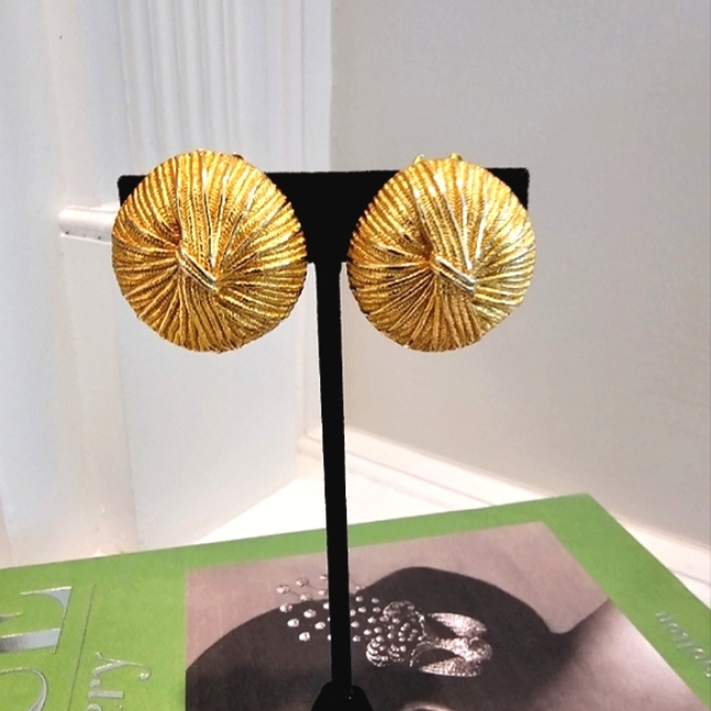 Rare✨️ PAOLO Gucci✨️ Vintage Circle Earrings